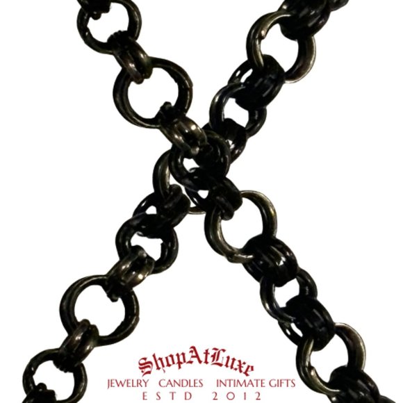 LOVE KILLZ HANDWOVEN CHAINMAIL NECKLACE - Picture 1 of 5